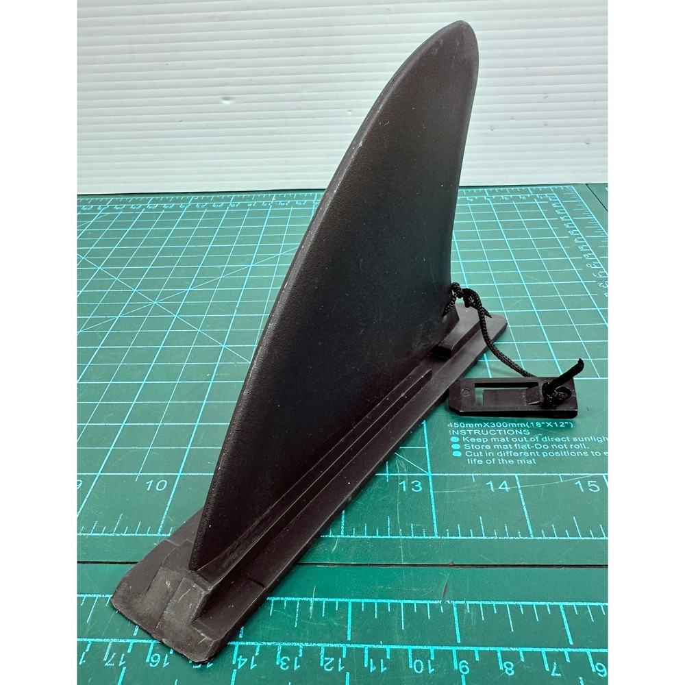 Black Slide-In Detachable Center Fin for Inflatable Paddle Board SUP Surfboard
